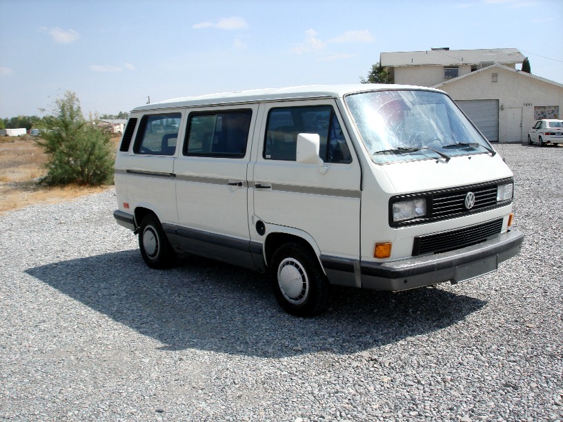 White T3 Vanagon restored by Z&S Imports