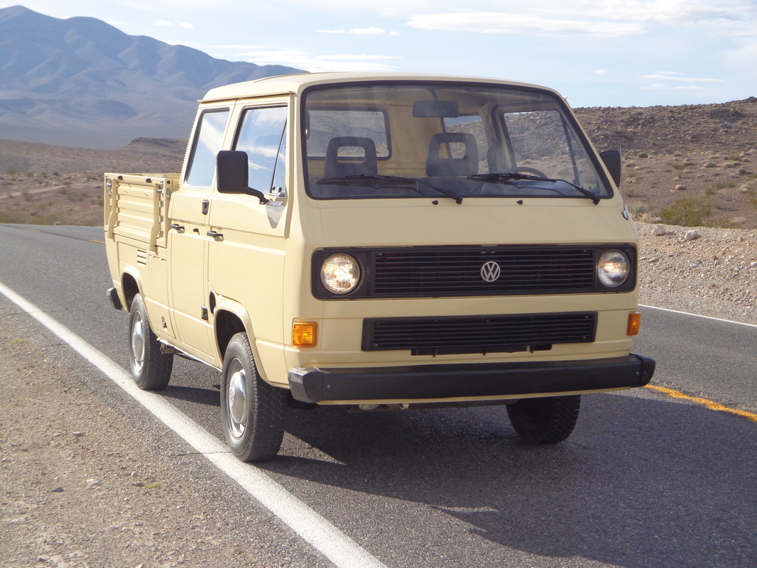Cream T3 Transporter Doka double cab restored by Z&S Imports